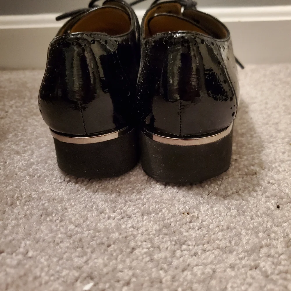 Franco Sarto Black Oxford Shoes 7